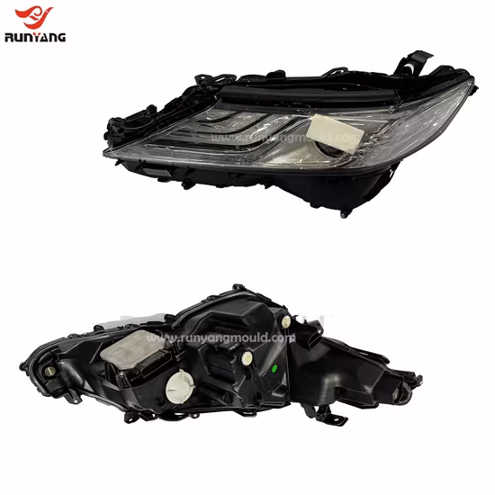 ダブルカラー自動車テールライトプラスチック射出成形型自動車部品リアランプ型